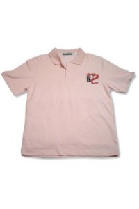 P004 polo衫訂造 plo衫來版訂做    粉色